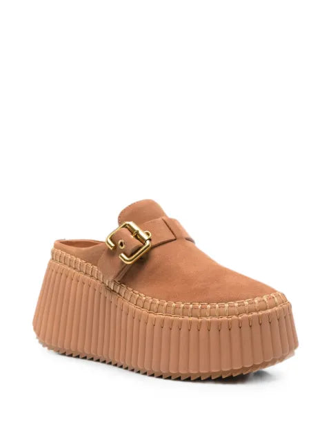 Chloé Nama wedge mules – 24578