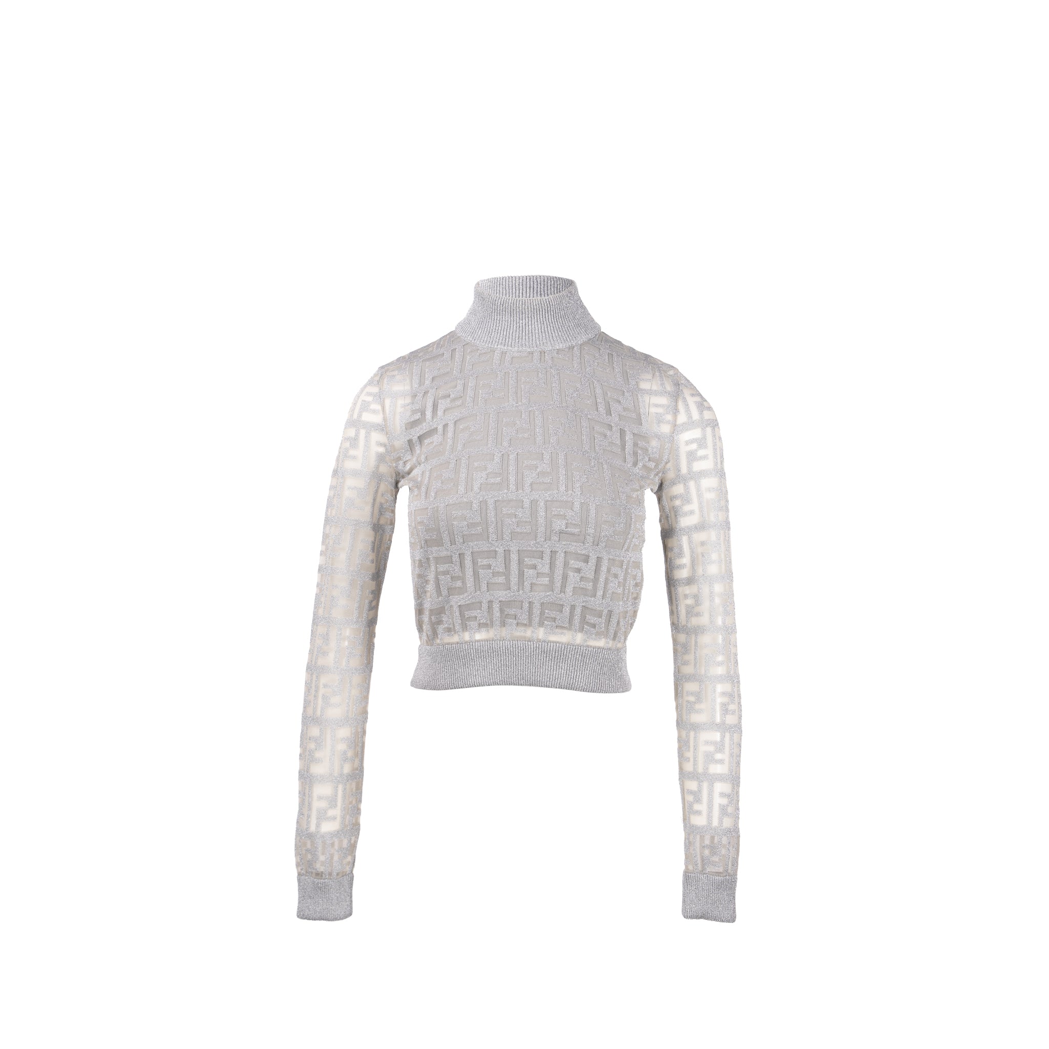 fendi-size-38-zucca-jacquard-top-light-grey