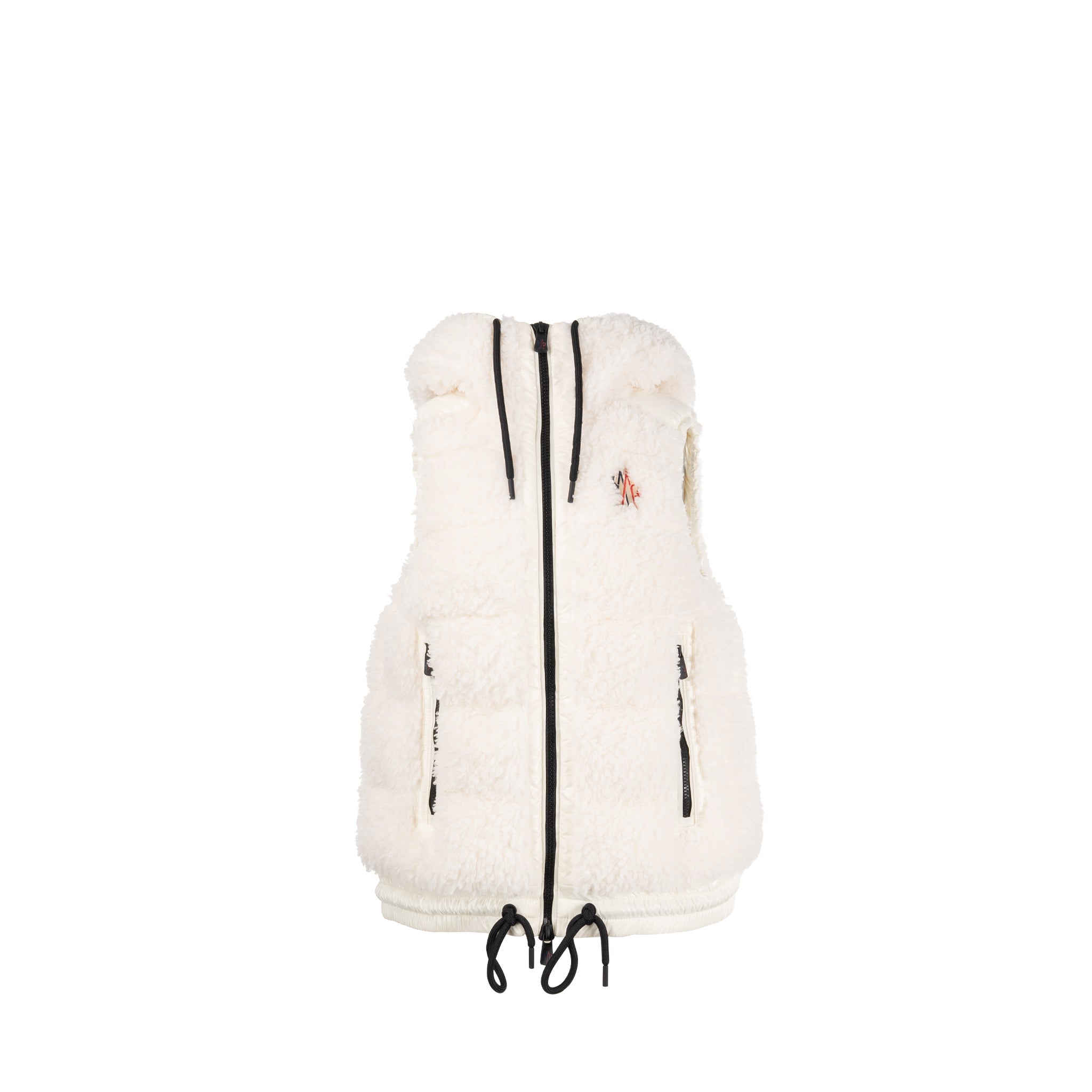 moncler-size-s-grenoble-teddy-padded-vest-down-nylon-white