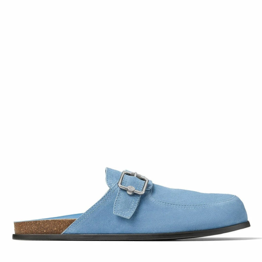 JIMMY CHOO GLACE MULE BLUE