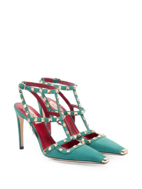 Valentino Garavani Rockstud suede pumps 100mm – 59974
