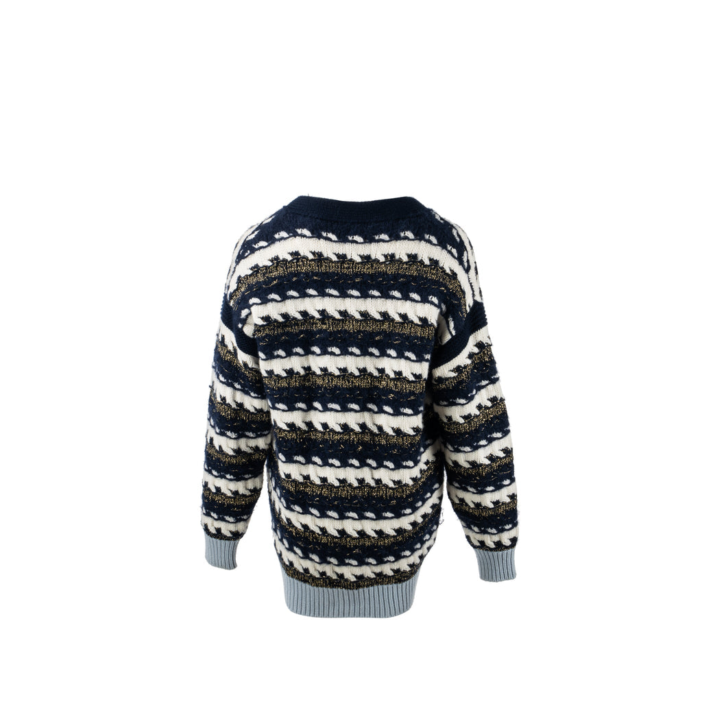 chanel-size-38-22b-cardigan-cashmere-cotton-wool-multicolor-navy-light-blue-white