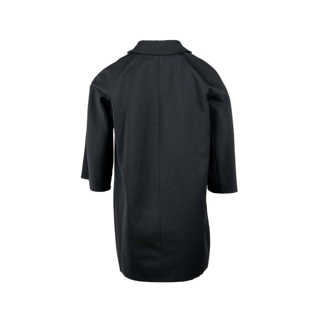 max-mara-shine-size-36-half-sleeve-coat-polyester-wool-black-copy