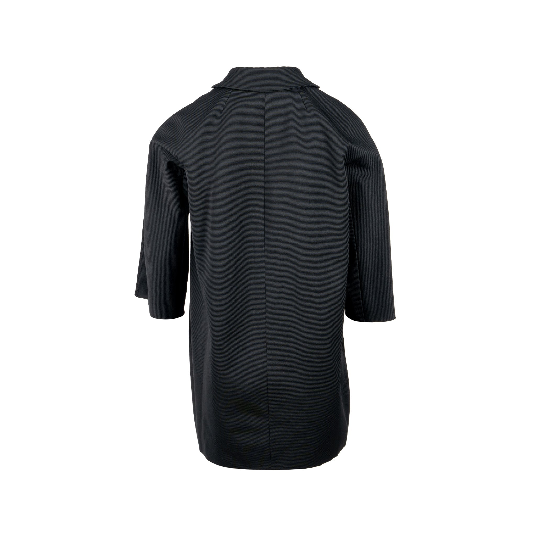 max-mara-shine-size-36-half-sleeve-coat-polyester-wool-black-copy