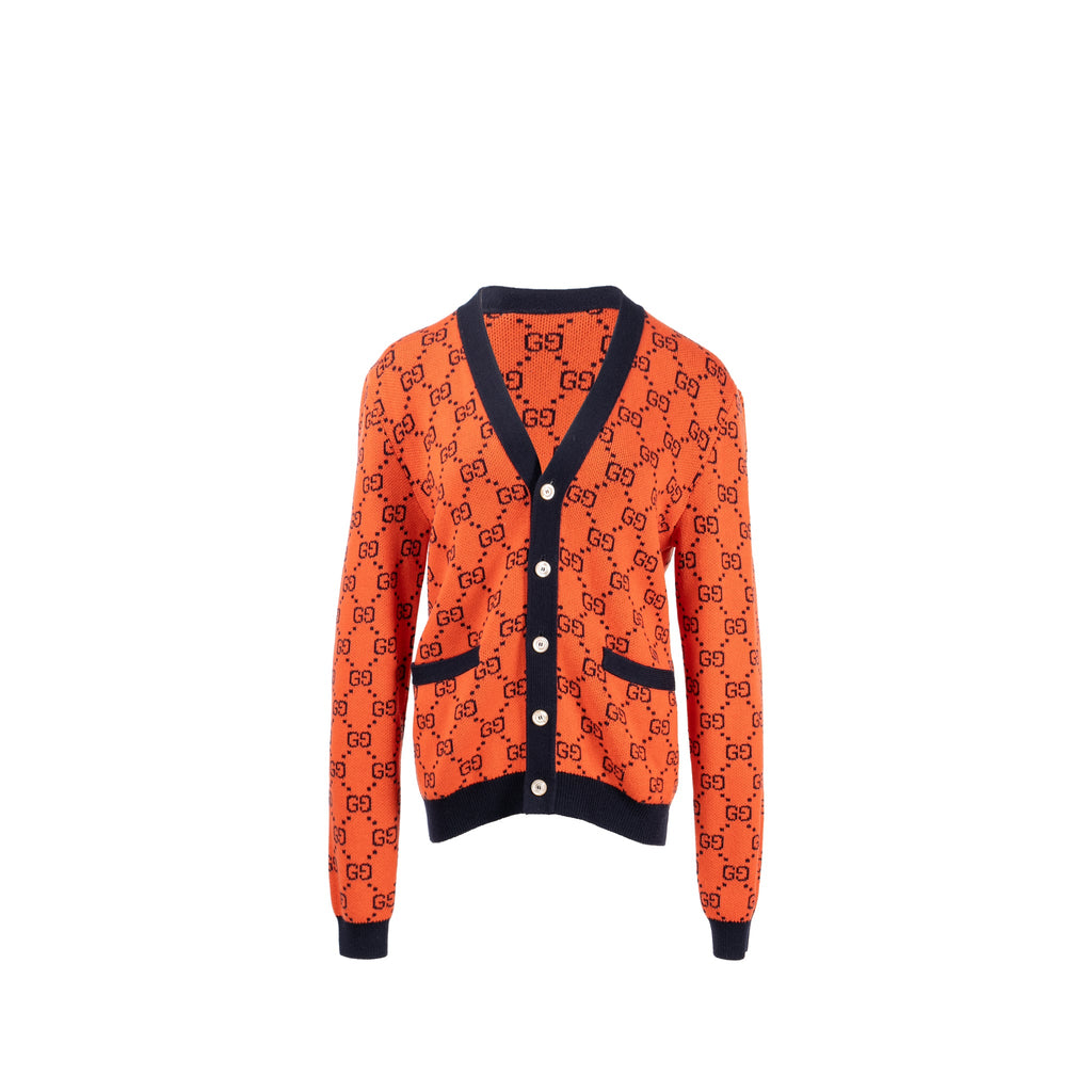 gucci-size-xs-gg-jacquard-cardigan-wool-cotton-orange