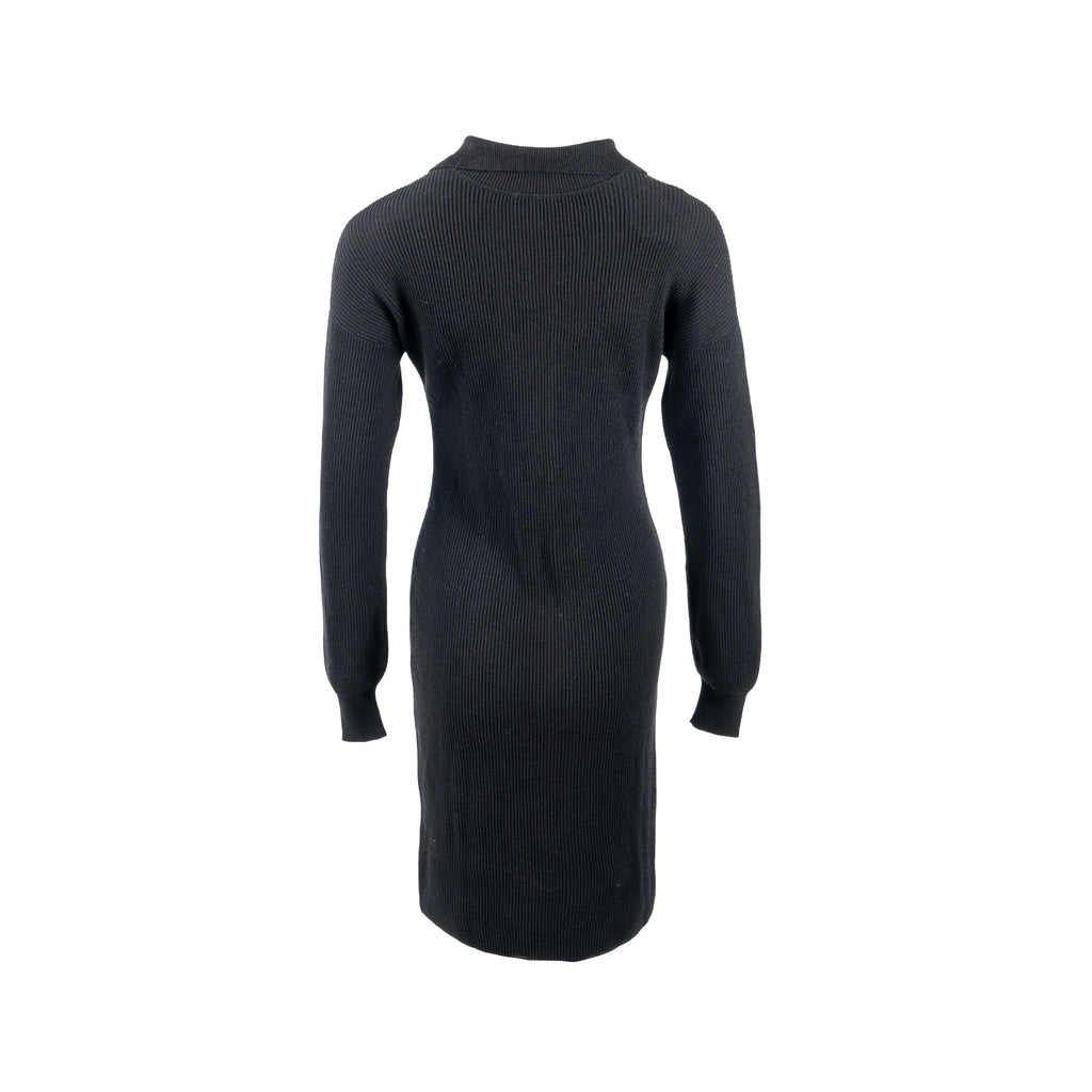 hermes-size-34-button-robe-dress-cotton-virgin-wool-black