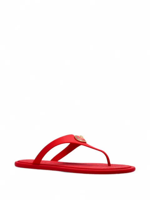 Versace Alia rubber flat sandals – 64469