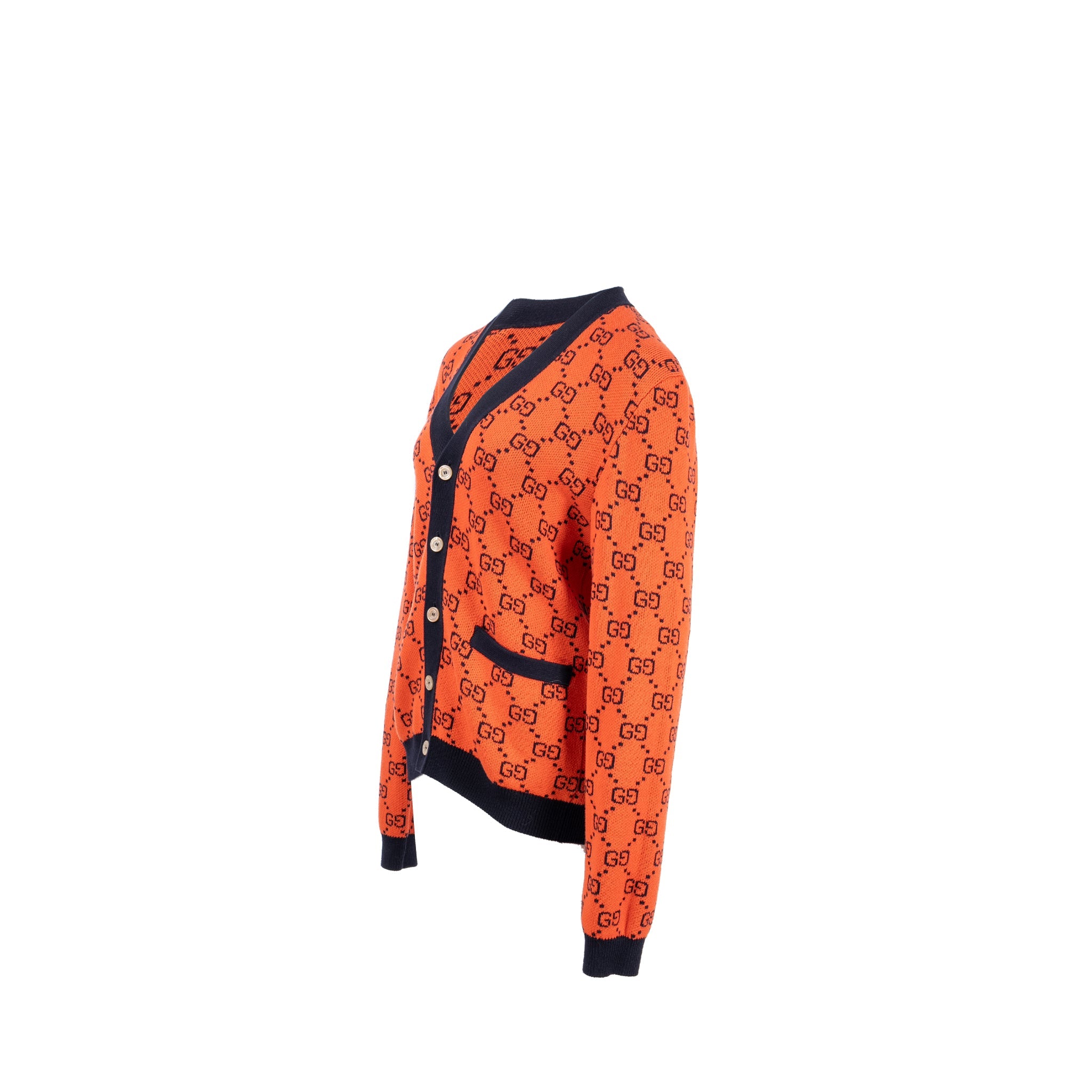 gucci-size-xs-gg-jacquard-cardigan-wool-cotton-orange