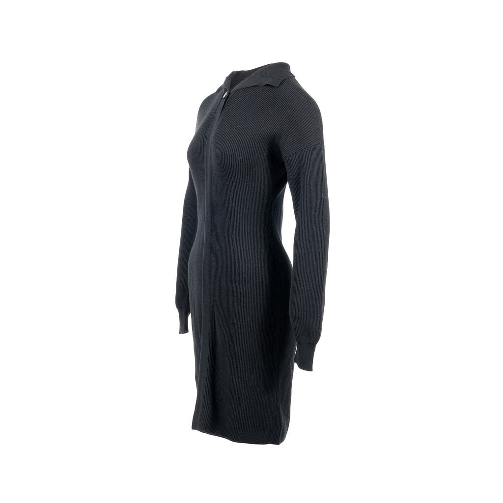 hermes-size-34-button-robe-dress-cotton-virgin-wool-black
