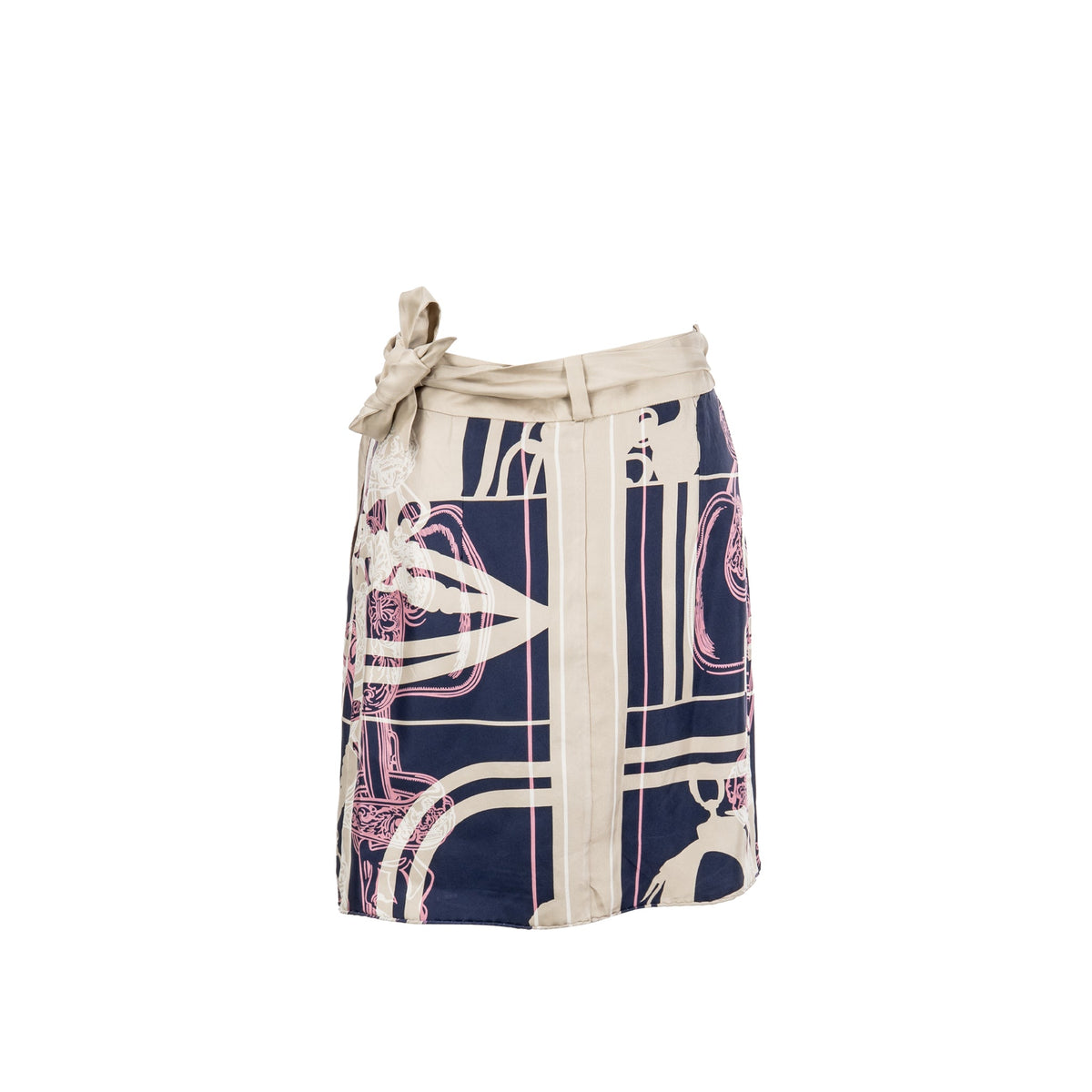 hermes-size-34-multicolor-silk-skirt