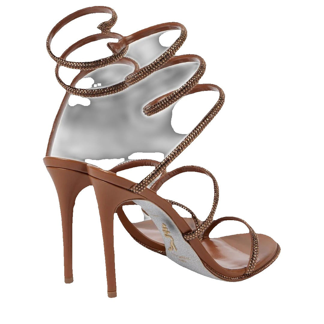 RENÉ CAOVILLA CLEO AND SANDAL BROWN