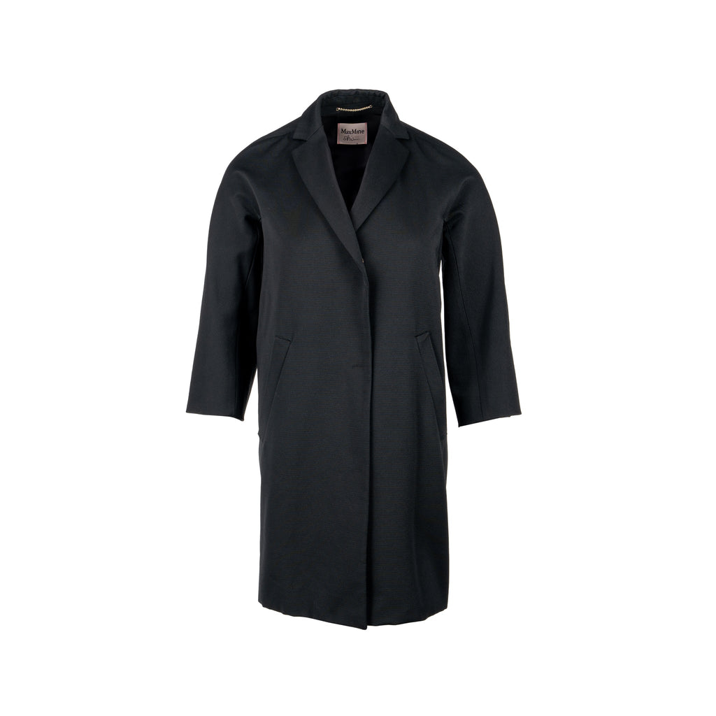 max-mara-shine-size-36-half-sleeve-coat-polyester-wool-black-copy