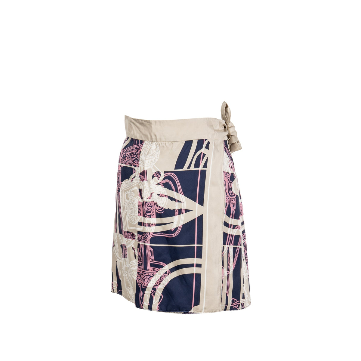 hermes-size-34-multicolor-silk-skirt