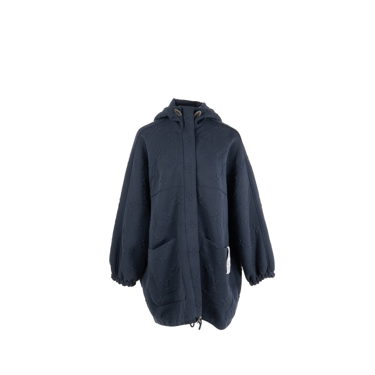 louis-vuitton-size-s-3d-monogram-hooded-jacket-cotton-polyamide-navy-ghw-copy