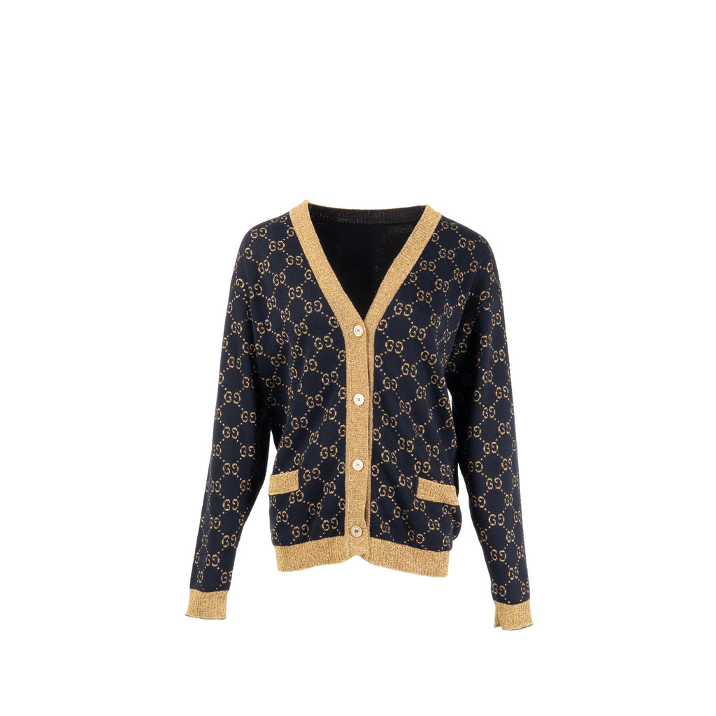 gucci-size-s-cardigan-cotton-navy-gold-1