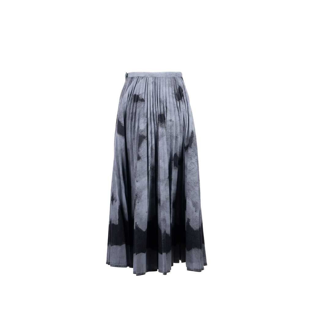 dior-size-34-tie-dye-print-skirt-cotton-grey-black