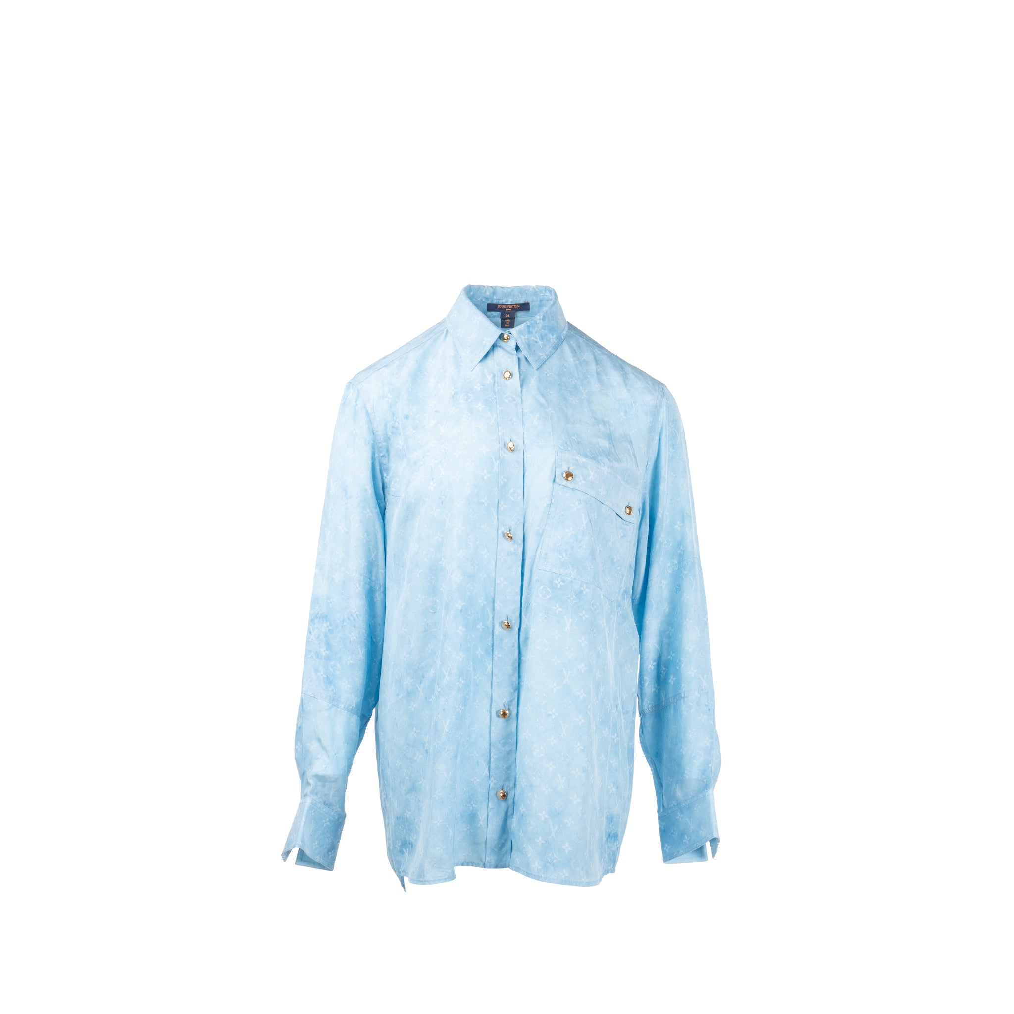 louis-vuitton-size-34-monogram-cloud-masculine-shirt-silk-bleu-oxford-blue