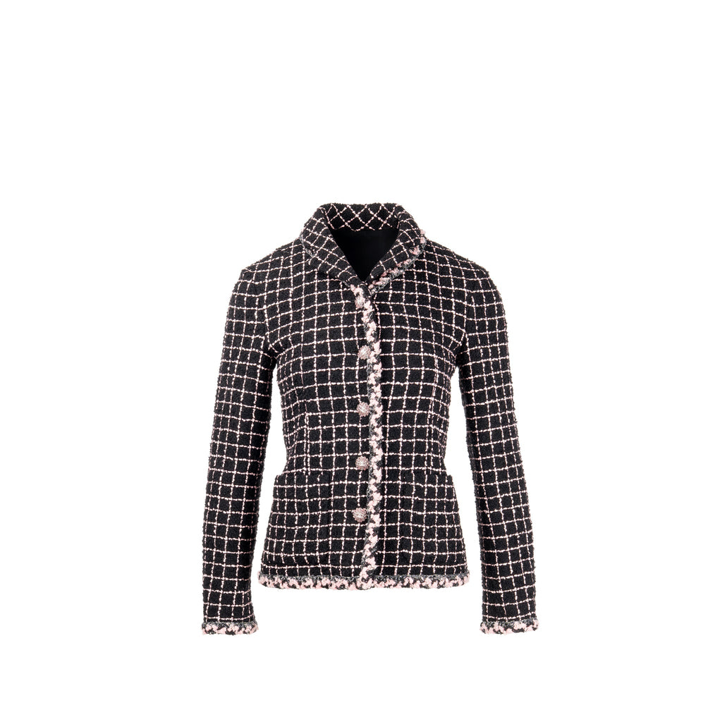 chanel-size-36-camellia-detailed-button-tweed-jacket-wool-polyamide-black-pink