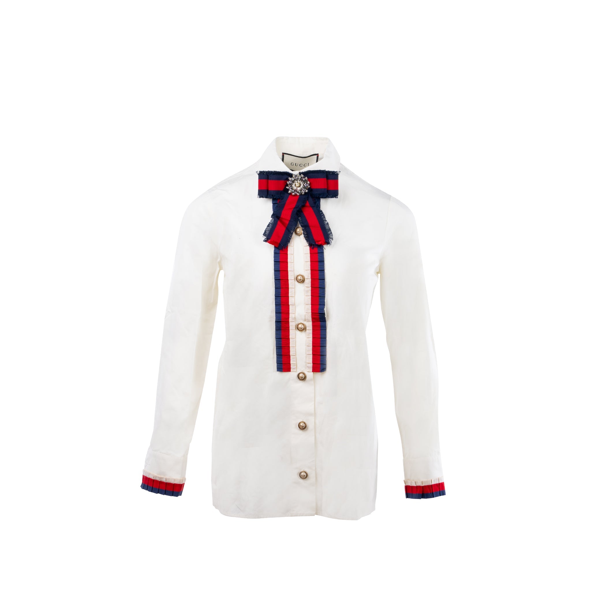 gucci-size-40-cotton-poplin-shirt-top-multicolor