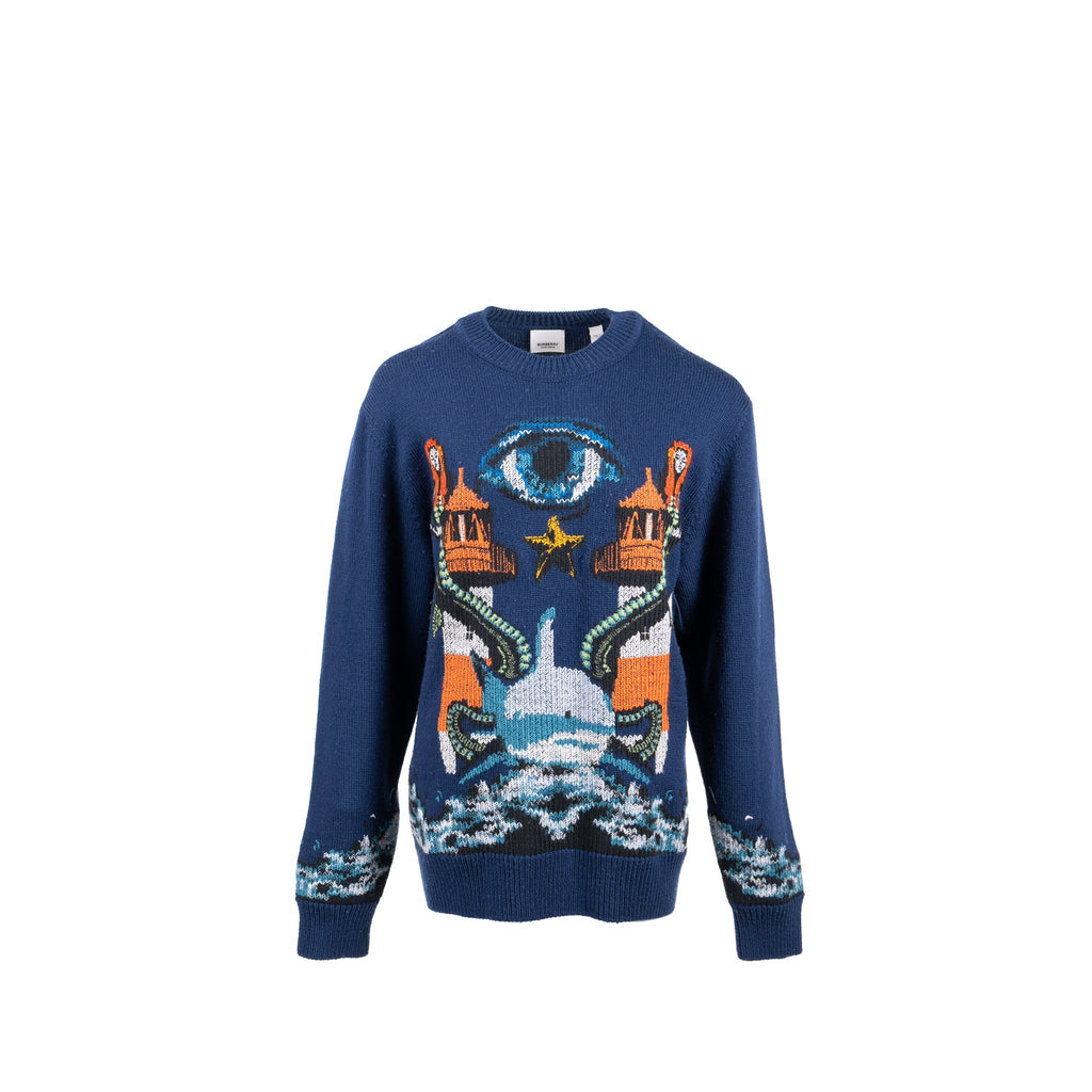 burberry-size-xxs-mermaid-intarsia-sweater-wool-blue-multicolour