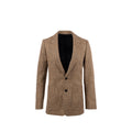 celine-size-34-houndstooth-blazer-wool-brown-green-1