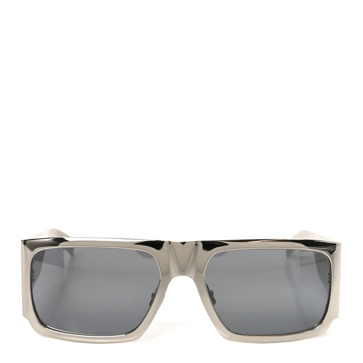Saint Laurent Square Sunglasses — Silver SL 635