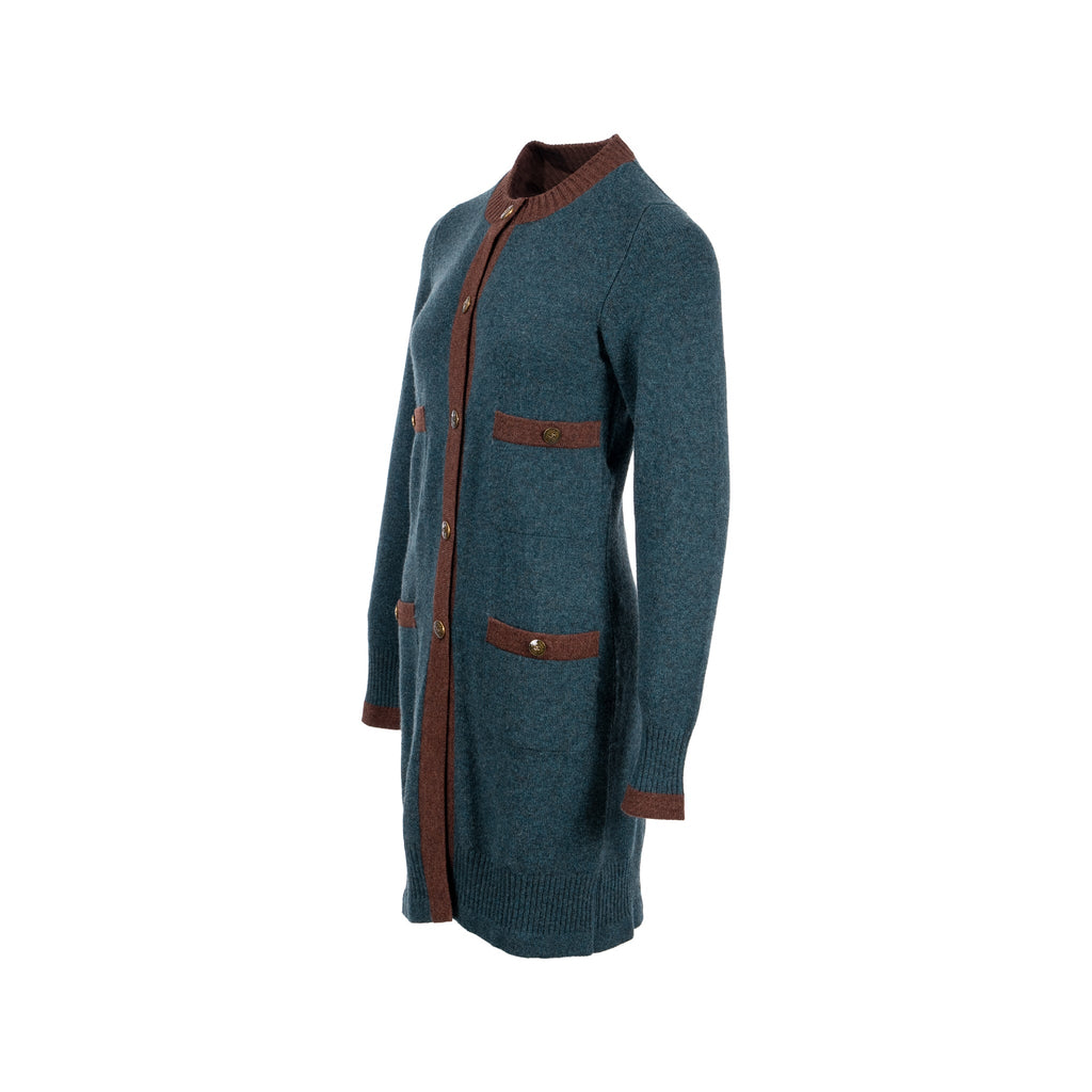 chanel-size-34-cardigan-cashere-vert-foret-chataigne