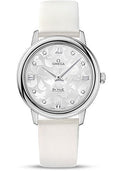 omega-de-ville-prestige-quartz-watch-32-7-mm-steel-case-silver-dial-white-satin-brushed-leather-strap-424-12-33-60-52-001
