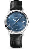 omega-de-ville-prestige-co-axial-watch-39-5-mm-steel-case-blue-dial-black-leather-strap-424-13-40-20-03-002