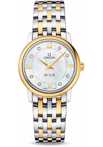 omega-de-ville-prestige-quartz-watch-27-4-mm-steel-and-yellow-gold-case-mother-of-pearl-diamond-dial-424-20-27-60-58-001
