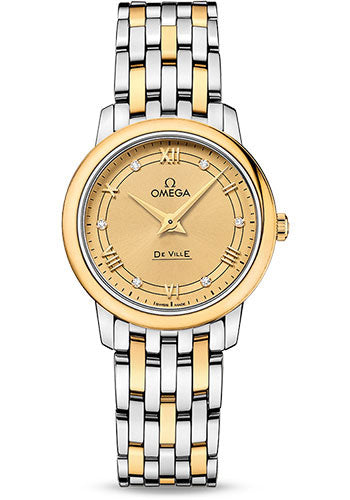omega-de-ville-prestige-quartz-watch-27-4-mm-steel-case-champagne-diamond-dial-steel-and-yellow-gold-bracelet-424-20-27-60-58-003