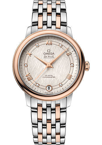 omega-de-ville-prestige-co-axial-watch-32-7-mm-steel-and-red-gold-case-ivory-silvery-dial-424-20-33-20-52-003