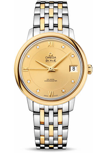 omega-de-ville-prestige-co-axial-watch-32-7-mm-steel-and-yellow-gold-case-champagne-diamond-dial-424-20-33-20-58-001