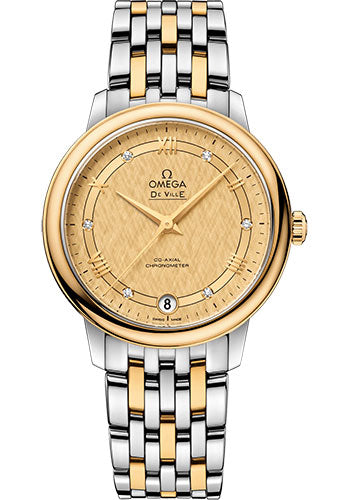 omega-de-ville-prestige-co-axial-watch-32-7-mm-steel-and-yellow-gold-case-champagne-dial-424-20-33-20-58-003