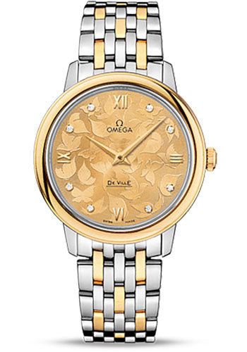 omega-de-ville-prestige-quartz-watch-32-7-mm-steel-case-yellow-gold-bezel-champagne-diamond-dial-steel-and-yellow-gold-bracelet-424-20-33-60-58-001