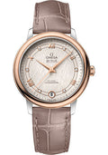 omega-de-ville-prestige-co-axial-watch-32-7-mm-steel-and-red-gold-case-ivory-silvery-dial-taupe-brown-leather-strap-424-23-33-20-52-003
