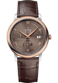 omega-de-ville-prestige-co-axial-power-reserve-watch-39-5-mm-steel-and-red-gold-case-chestnut-dial-brown-leather-strap-424-23-40-21-13-001