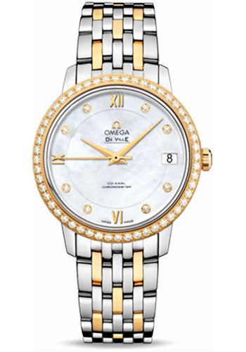omega-de-ville-prestige-co-axial-watch-32-7-mm-steel-and-yellow-gold-case-diamond-bezel-mother-of-pearl-diamond-dial-424-25-33-20-55-001