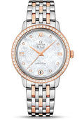 omega-de-ville-prestige-co-axial-watch-32-7-mm-steel-case-diamond-set-red-gold-bezel-mother-of-pearl-dial-red-gold-steel-bracelet-424-25-33-20-55-003