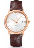 omega-de-ville-prestige-co-axial-watch-39-5-mm-red-gold-case-silver-dial-brown-leather-strap-424-53-40-20-02-001