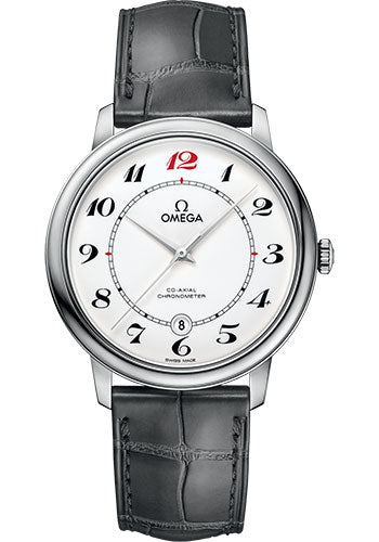 omega-de-ville-prestige-co-axial-de-ville-50th-anniversary-watch-39-5-mm-white-gold-case-white-enamel-dial-grey-leather-strap-424-53-40-20-04-002