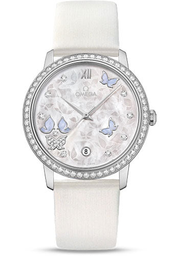 omega-de-ville-prestige-co-axial-watch-36-8-mm-white-gold-case-diamond-bezel-mother-of-pearl-diamond-dial-white-leather-strap-424-57-37-20-55-002