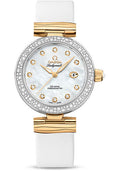 omega-de-ville-ladymatic-omega-co-axial-watch-34-mm-steel-yellow-gold-case-diamond-bezel-white-diamond-dial-white-leather-strap-425-27-34-20-55-003