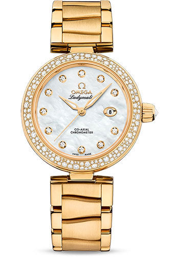 omega-de-ville-ladymatic-omega-co-axial-watch-34-mm-yellow-gold-case-white-diamond-dial-425-65-34-20-55-009