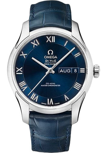 omega-de-ville-hour-vision-co-axial-master-chronometer-annual-calendar-watch-41-mm-steel-case-two-zone-blue-dial-blue-leather-strap-433-13-41-22-03-001