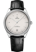 omega-de-ville-tresor-omega-co-axial-master-chronometer-40-mm-steel-case-diamond-bezel-opaline-silvery-dial-black-leather-strap-435-18-40-21-02-001