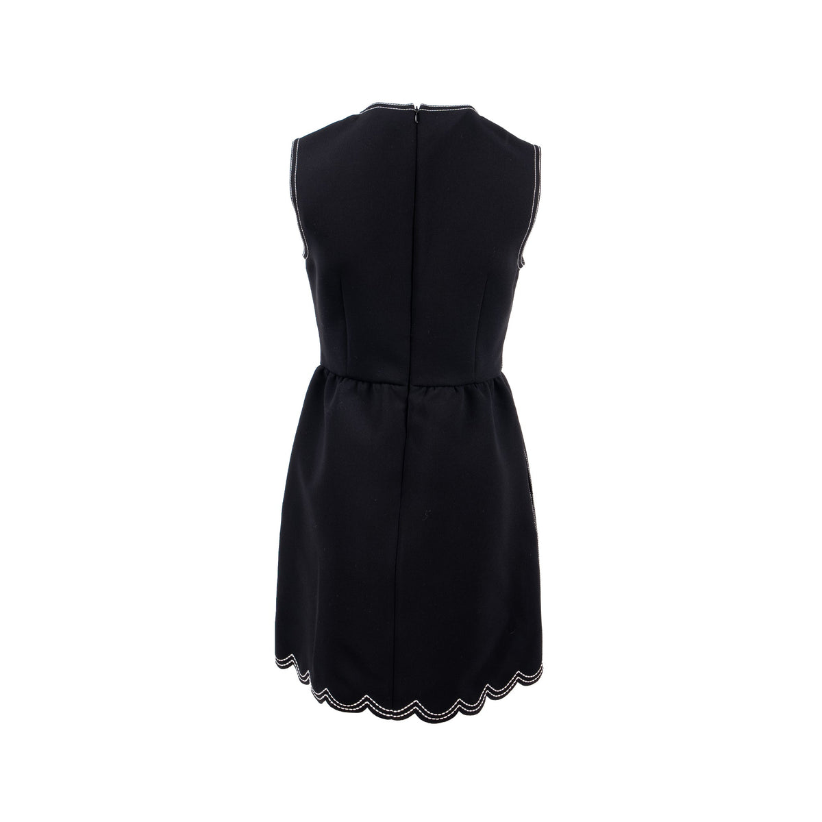 red-valentino-size-40-a-line-dress-polyester-black