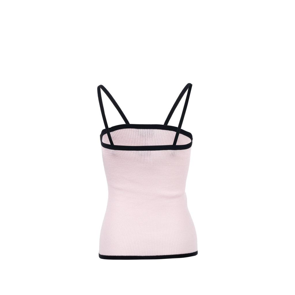 chanel-size-36-22p-cc-crystal-bow-cotton-tank-light-pink-black