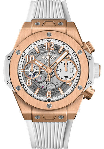 hublot-big-bang-unico-king-gold-white-watch-42-mm-white-dial-white-rubber-strap-441-oe-2011-rw