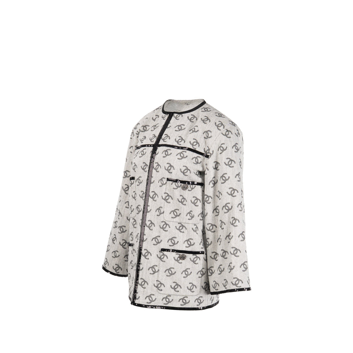 chanel-size-34-cc-denim-jacket-cotton-grey-black